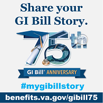 Comparte tu historia de GI Bill. #mygibillstory